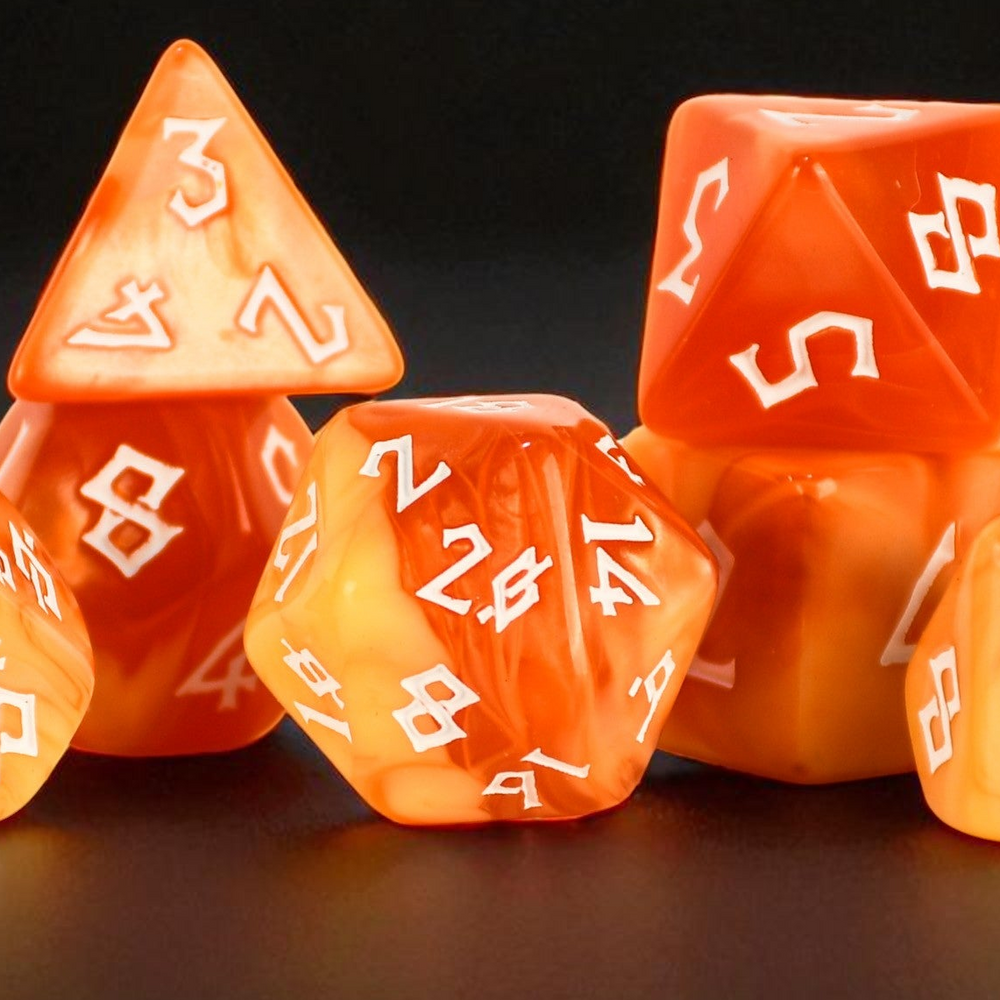 Pre-Order || Screwdriver Cocktail Acrylic Dice Set
