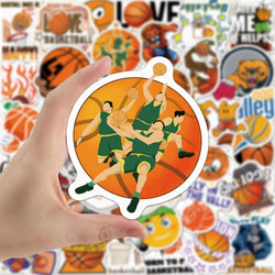 10/30/50pcs  Love Basketball Cartoon Graffiti Stickers Sports Creative Scrapbook Diy Phone Laptop Helmet Decal Decor Sticker (ONLINE ORDER ONLY)