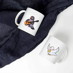 50PCS Cute Cartoon Pigeon Stickers DIY Diary Laptop Luggage Skateboard Animal Sticker Fun Classic Toy (Online Order Only)