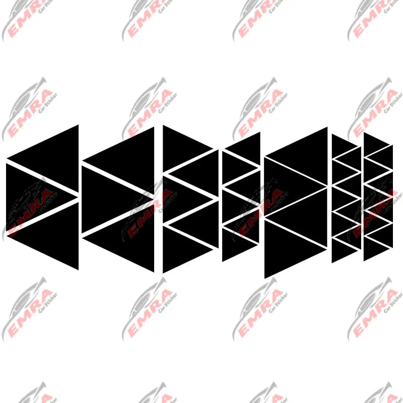 Angular Shape Sticker For Car Motorcycle Sticker Decoration Side Camouflage Kit Wrap Camo Tuning Styling Waterproof Vinyl Decals (ONLINE ORDER ONLY)