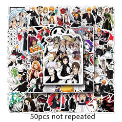 50pcs BLEACH Series Stickers for Helmet, Desktop, Wall Decoration (Online Order Only)