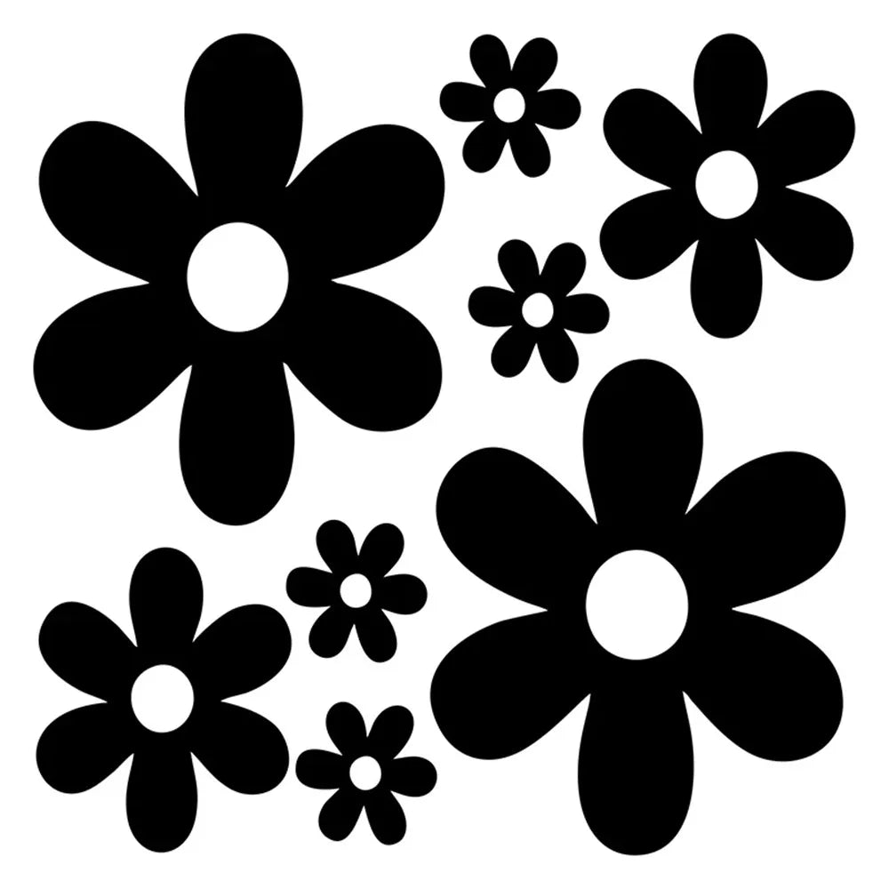 Car Sticker Flower Beautiful for Car Window Body Decoration Automobiles Motorcycles Exterior Accessories Vinyl Decals (Online Order Only)