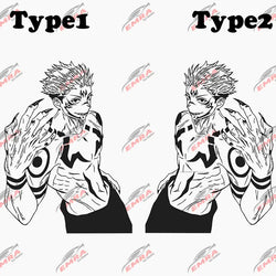 Anime Large Stickers For Car Sticker Handsome Boy Window Body Hood Decoration Die Cutting Waterproof Prevent PVC Vinyl Decals (ONLINE ORDER ONLY)