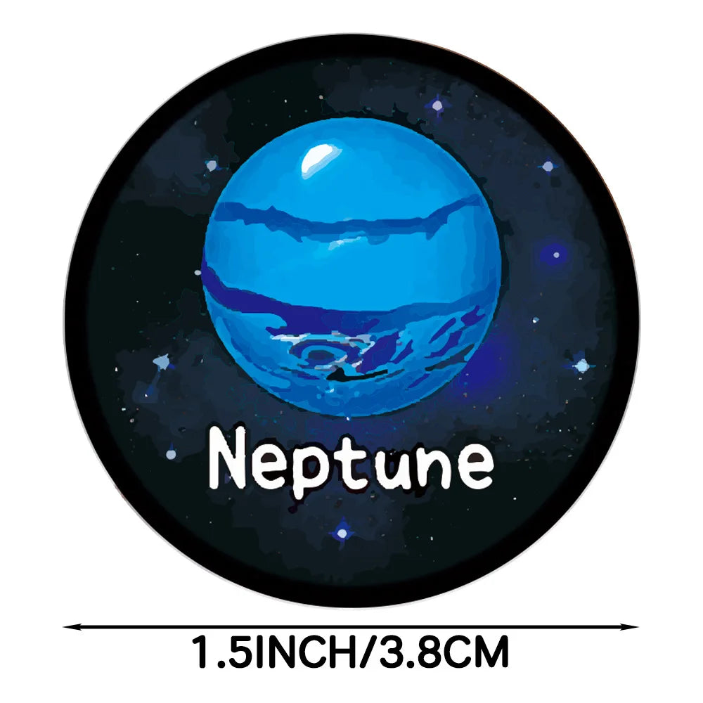 100-500PCS Children toys Space Planet Stickers school teacher Reward student stickers Scrapbooking stationery Decor (ONLINE ORDER ONLY)
