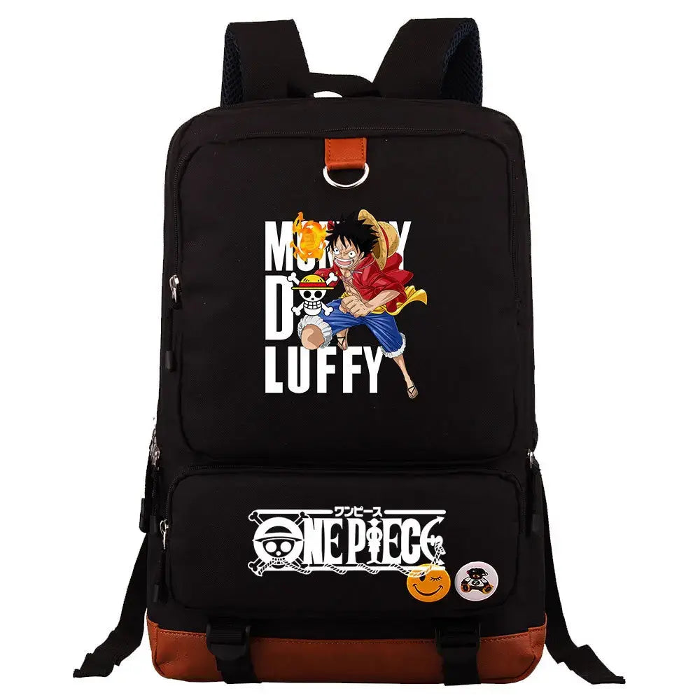 One Piece Luffy Printed Unisex Backpack School Travel Bag (ONLINE ORDER ONLY)