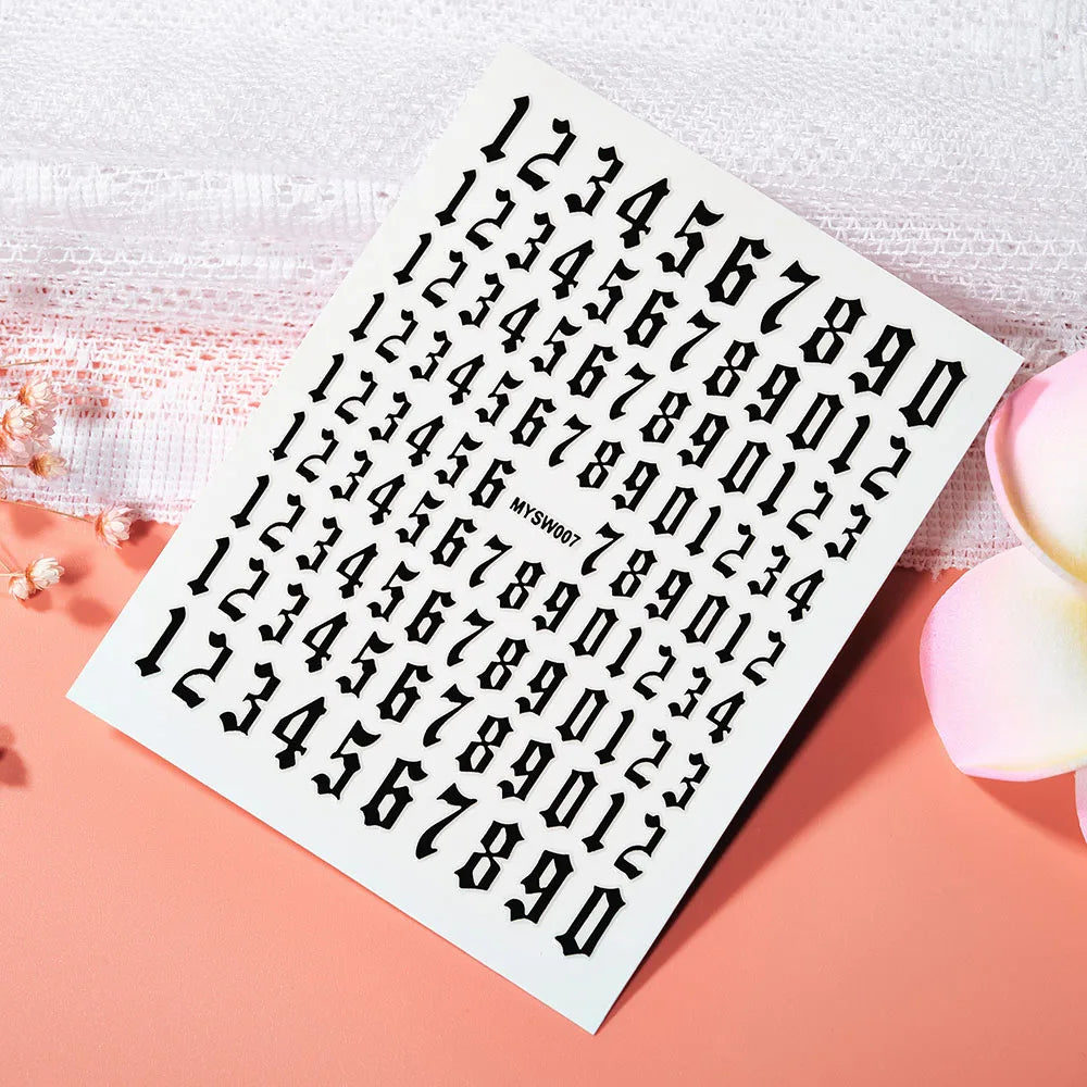 1Pc Laser Silver Gold Lines Stripe Nail Sticker Metal Strip Luxury Nails Slider Self Adhesive Slider Papers Transfer Stickers *& (Online Order Only)