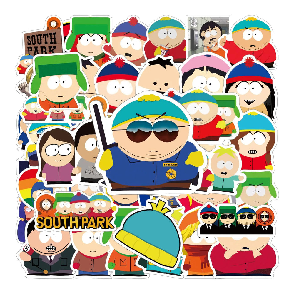Cartman South Park Stickers Pack for Kids - Laptop, Guitar, Bike, Skateboard Decals (Online Order Only)