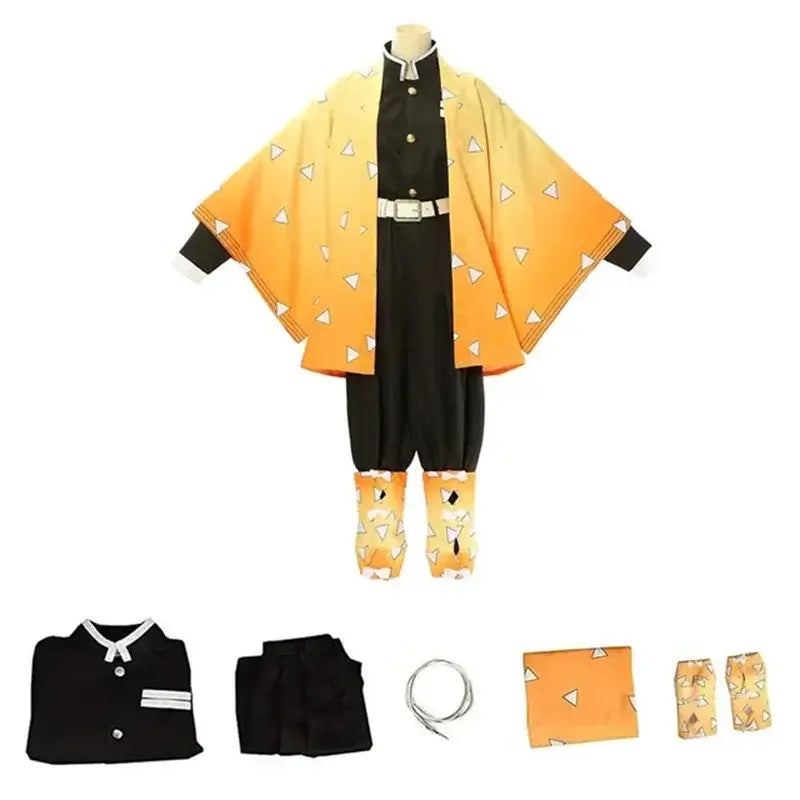 New Demon Slayer Cosplay: Kids Tanjiro & Nezuko Costume (ONLINE ORDER ONLY)