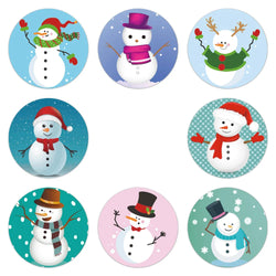 100-500pcs Christmas Stickers Thank You Sticker For Seal Label Scrapbooking Christmas Decoration Sticker Stationery Paper (ONLINE ORDER ONLY)