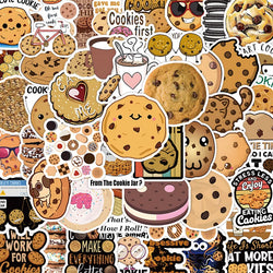 51Pcs Cute Bread Cookies Kawaii Stickers Set Scrapbooking Stickers For Journal Planner Diy Crafts Scrapbooking Diary (ONLINE ORDER ONLY)