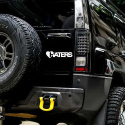 “HATERS" Stickers，cool and fashion stickers for Cars, Trucks, Walls, Laptops, Windows, Motorcycles, Bumpers Or Crafts (ONLINE ORDER ONLY)