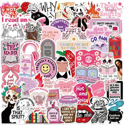 Cute Pink Cartoon Stickers for Laptop, Phone, Luggage, Bike, Car - 10/30/50pcs (Online Order Only)