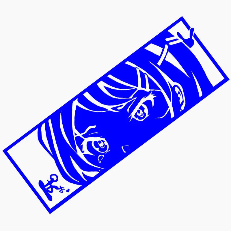 Anime Sticker For Car Stickers PVC Vinyl Decal Cute Girl Automobile Modification Window Bumper Decoration Interior Accessories (ONLINE ORDER ONLY)