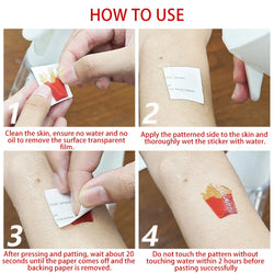 35pcs Eyebrow Flowers Stickers Red Dot Forehead Lotus Stickers Waterproof And Long Lasting Realistic Temporary Tattoo Stickers * (ONLINE ORDER ONLY)