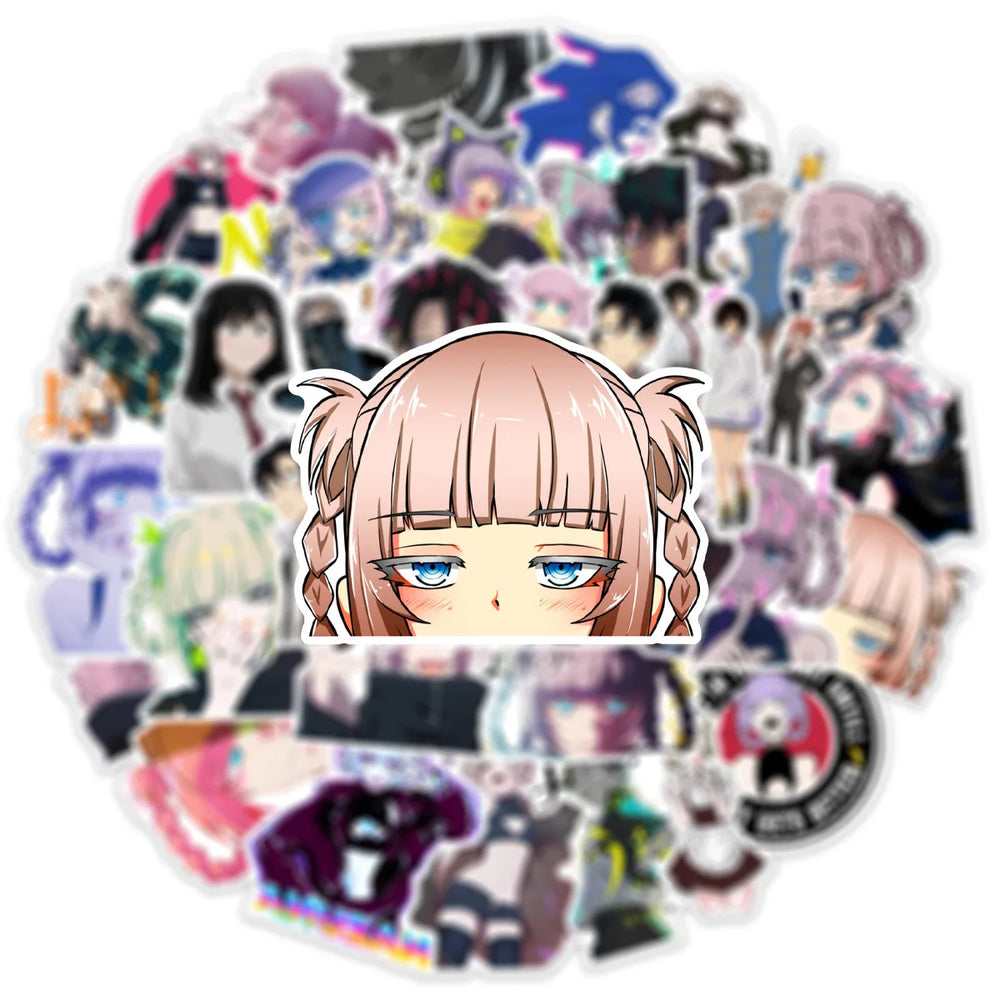 10/30/50PCS Call Of The Night Anime Stickers Kou Nazuna Sticker Waterproof Laptop Skateboard Motorcycle Guitar Phone Girls Decal (ONLINE ORDER ONLY)