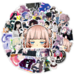 10/30/50PCS Call Of The Night Anime Stickers Kou Nazuna Sticker Waterproof Laptop Skateboard Motorcycle Guitar Phone Girls Decal (ONLINE ORDER ONLY)