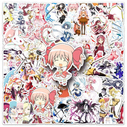 10/30/50PCS Puella Magi Madoka Magica Stickers Magic Girl Animation Decals Fridge Luggage Laptop Phone Guitar Sticker Kids Toys (ONLINE ORDER ONLY)
