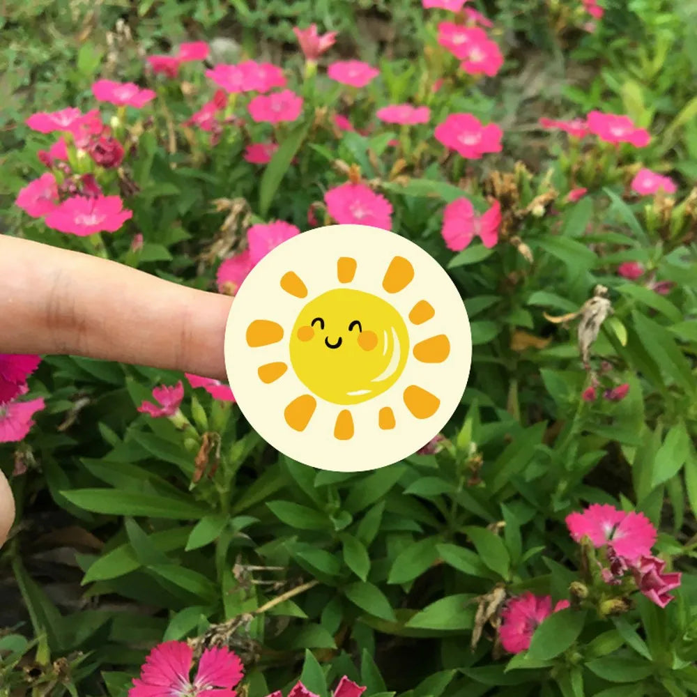 50-500pcs Floral Thank You Stickers Scrapbooking Label For Gift Decoration Wedding Sticker Package Seal Labels Custom Sticker (ONLINE ORDER ONLY)