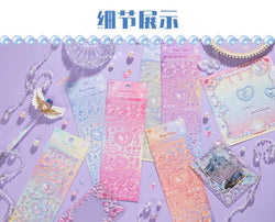 1Pcs Cute Love Romantic Pearl Scrapbooking Stickers Korean ins Hand Account Idol Card Album DIY Deco Material Stationery Sticker (ONLINE ORDER ONLY)