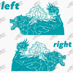 Large Anime Decal Graphic For Cars Sticker Decoration Side Hood Auto Parts Die Cutting Water Proof Vinyl Decals Accessories (ONLINE ORDER ONLY)