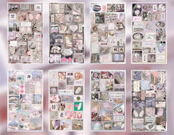 20piece/book Retro Y2k Series Sticker for Phone Camera Journal Postcard Material DIY Kawaii Decoration Sticker Gift (ONLINE ORDER ONLY)