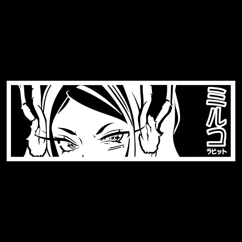 Miruko | MHA | Boku No Hero Car Sticker Anime Beautiful Girl Window Decoration Stickers Auto Parts Laser Vinyl Decals (ONLINE ORDER ONLY)