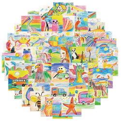 Cartoon Graffiti Stickers for Laptop, Luggage, Car, Fridge, DIY (10/30/54 Pcs) (Online Order Only)