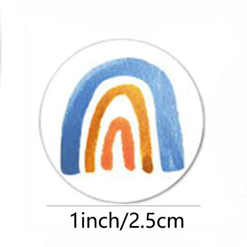 100-500pcs Cartoon Animal Children Sticker Label Thank You Cute Toy Game Sticker DIY Gift Sealing Label Decoration Supplies (Online Order Only)