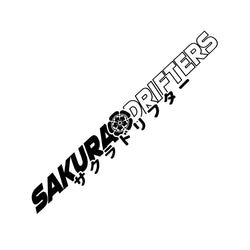 Sakura Drifters for Car Sticker Decoration Front Windshield Drift Style External Accessories JDM Stickers Waterproof Vinyl Decal (ONLINE ORDER ONLY)