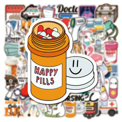 Cartoon Doctor Stickers 10/30/50PCS for Laptop Phone Luggage Notebook Car Kids Toys Wholesale (Online Order Only)