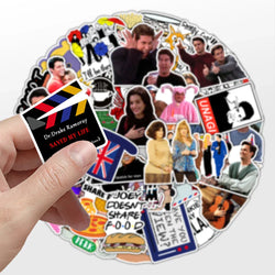 10/30/50PCS Classic TV Show Friends Sticker Packs (ONLINE ORDER ONLY)