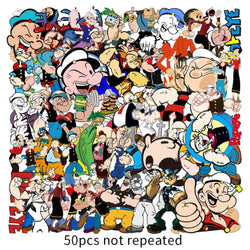 10/50Pcs Cartoon Sailor Stickers Waterproof Decal Laptop Motorcycle Luggage Snowboard Fridge Phone Car Sticker 2023 (ONLINE ORDER ONLY)
