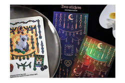 Korea Ins Sweet Love Chain Dialog Decorative Stickers Hand Account Idol Card DIY Material Sticker Personalized Kawaii Stationery (ONLINE ORDER ONLY)