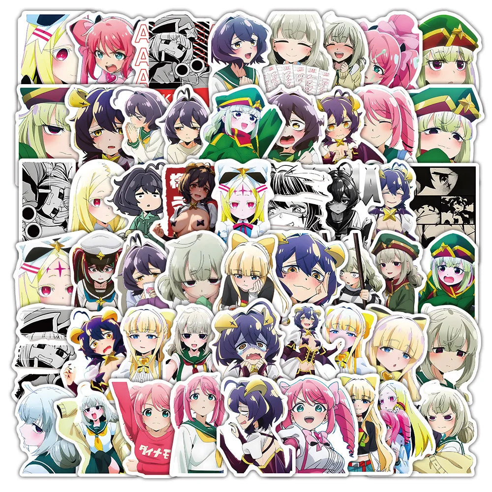 10/30/50PCS Gushing over Magical Girls Stickers Anime Decals Scrapbook Luggage Laptop Guitar Car Bike Skateboard Cartoon Sticker (Online Order Only)