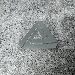 Car Styling Stickers Triangle Shape Decal Scratches Cover Auto Motorbike Helmet Applique Vinyl Tape Window Tape (ONLINE ORDER ONLY)