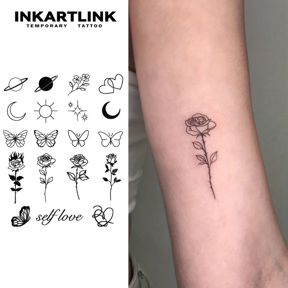 Waterproof Semi-Permanent Tattoo Sticker, Lasts 15 Days (Online Order Only)