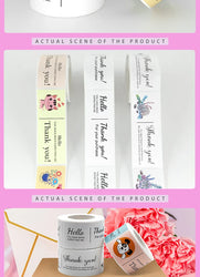 120pcs This Package Nice To Meet You Too Sticker Thank You Small Business Handmade Merchandise Decoration  Seal Label (ONLINE ORDER ONLY)