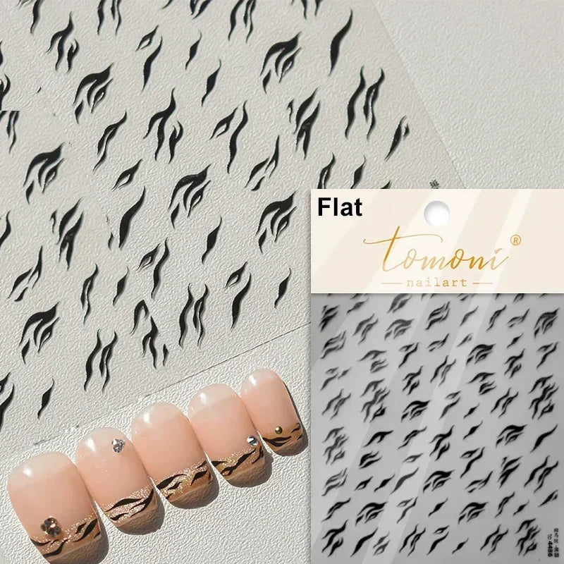 Charming Blue Sparrow Feather Rhinestone Wings Peacock Sparrow Dreamy Jelly Stars Self Adhesive Nail Art Stickers Manicure Decal (ONLINE ORDER ONLY)