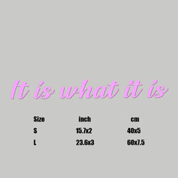 “It is what it is”Premium Quality Side Windshield Banner Decal Sticker  Enhance Your Car's Style and Visibility with the decals (ONLINE ORDER ONLY)