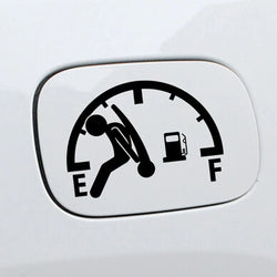 Funny Full Gas Gauge Sticker for Car Fuel Tank Cap Door Decoration Automotive Supplies Fashion Sticker Waterproof Vinyl Decals (ONLINE ORDER ONLY)