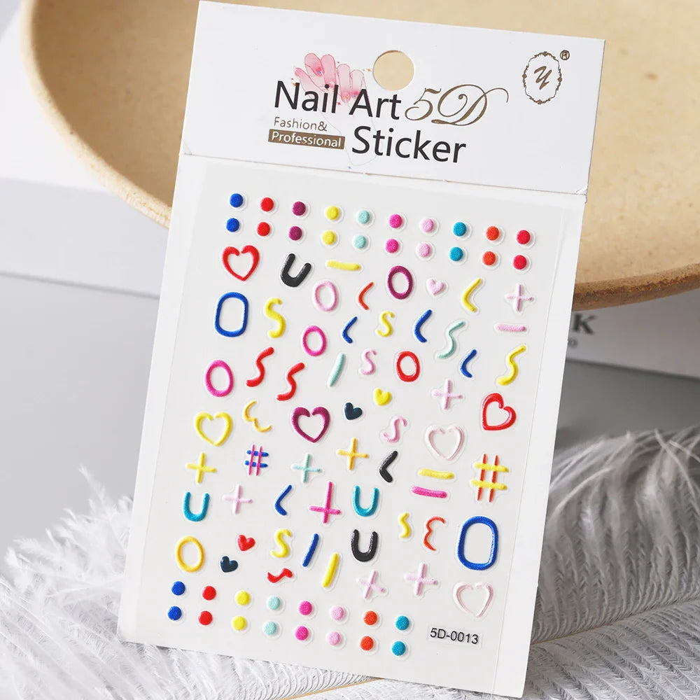 1Pc Summer Nail Art Sticker Lemon Nail Decal Nail Art Supplies Cute Fruit Strawberry Cherry Watermelon Avocado Lemon Nail Design (ONLINE ORDER ONLY)