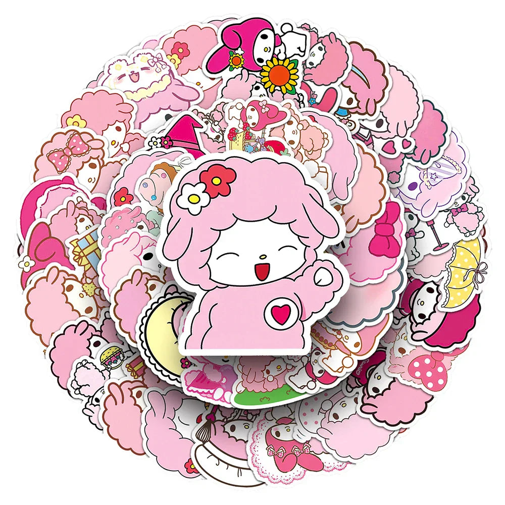 My Sweet Piano Melody Anime Stickers Waterproof Decal Set for Luggage, Phone, Laptop (Online Order Only)