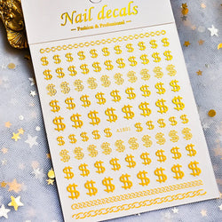 1PC Heart Love Design 3D Nail Art Sticker English Letter Self-Adhesive Slider Valentine's Day DIY Manicure Tips Accessories Tool (ONLINE ORDER ONLY)