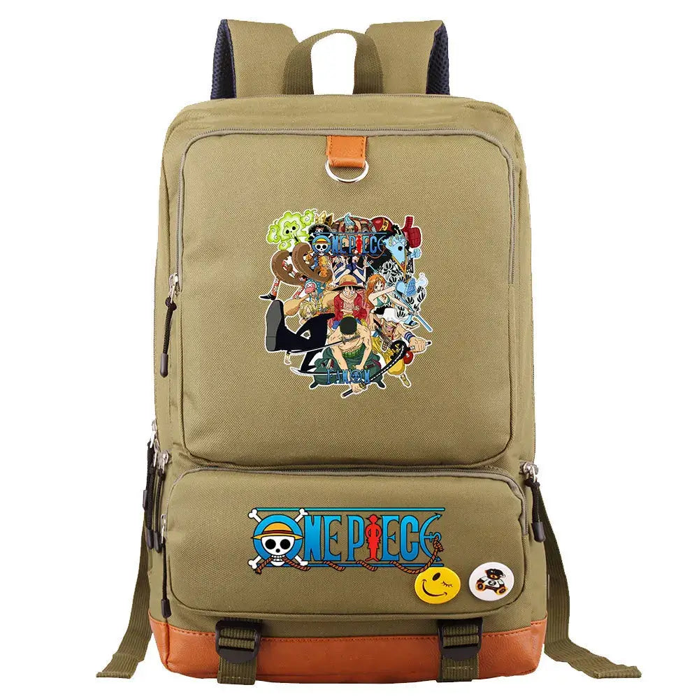 One Piece Luffy Printed Unisex Backpack School Travel Bag (ONLINE ORDER ONLY)