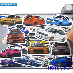 20/30/50Pieces Mixed Supercar Graffiti Cartoon Car Stickers for Kids Scrapbook Luggage Bike Motorcycle Phone Laptop Sticker Toys (Online Order Only)