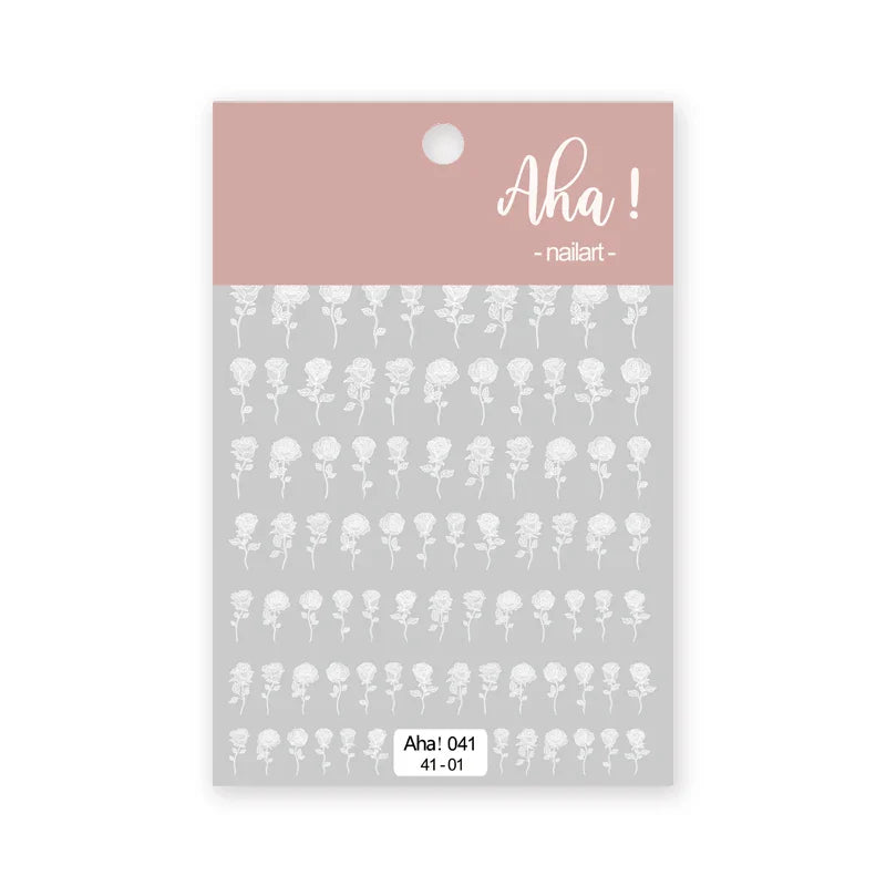 1pc Cute White Cloud Nail Stickers Ultra Thin Nail Art Stickers Self Adhesive Decals Star Moon/Flower/Clouds Kawaii Nail Decals (Online Order Only)