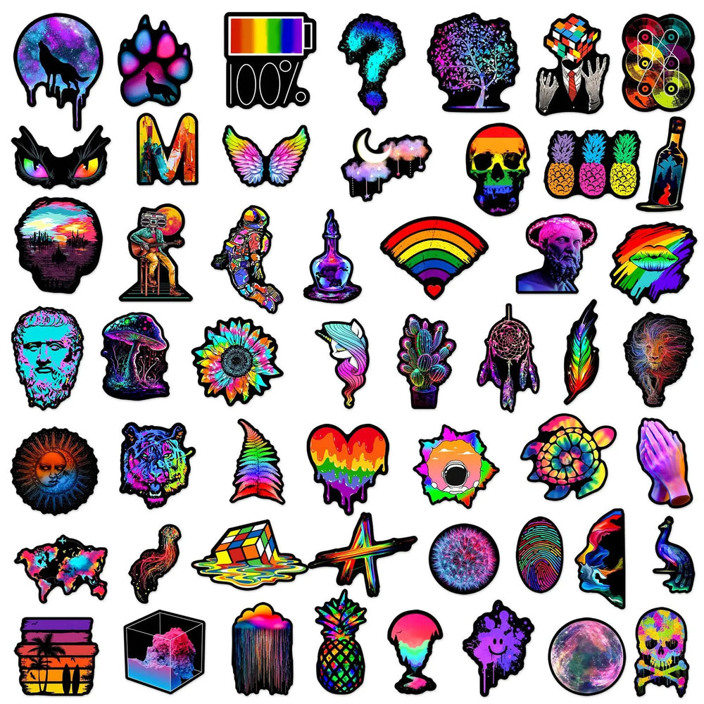 Art Graffiti Colorful Spectrum Sticker Packs (ONLINE ORDER ONLY)