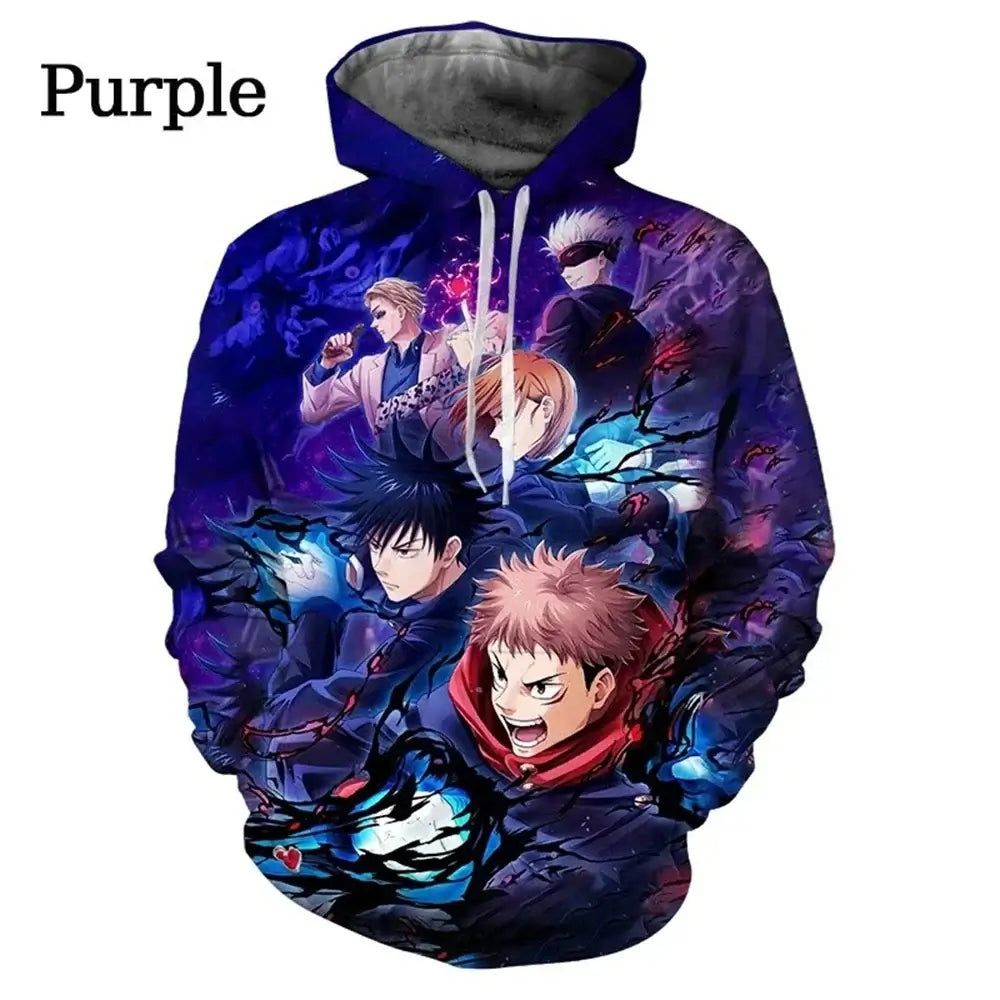 Jujutsu Kaisen Satoru Gojo Hoodie Anime Manga Sweatshirt (ONLINE ORDER ONLY)