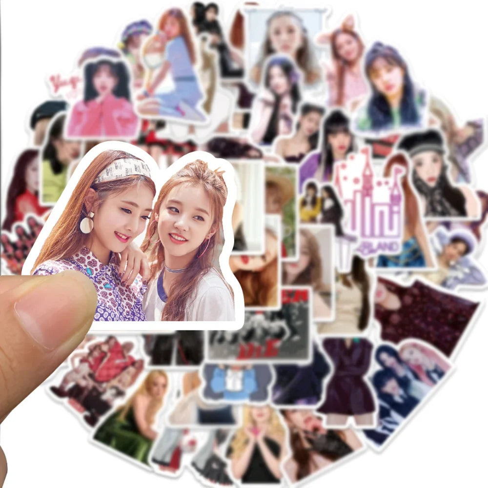 10/50pcs/set (G)I-DLE Graffiti Stickers Korean Girl Group Stickers Lomo Cards GIDLE Album Girls I Burn Photo Card Postcard (ONLINE ORDER ONLY)