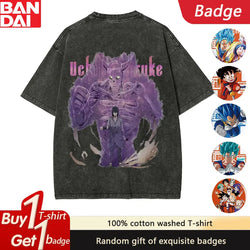 Naruto Washed T-Shirt: Retro 2026 Japanese Cotton Tee (ONLINE ORDER ONLY)